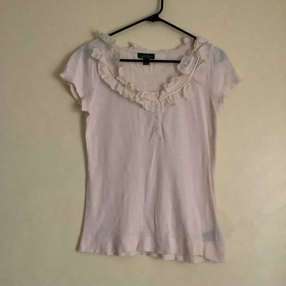 Ralph Lauren Cream Top - Picture 2 of 14